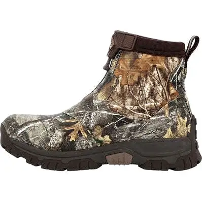 Muck Men's Realtree Edge WP Apex Mid Zip Ankle Boot -Realtree- MAXZMEG