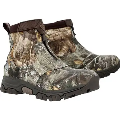 Muck Men's Realtree Edge WP Apex Mid Zip Ankle Boot -Realtree- MAXZMEG