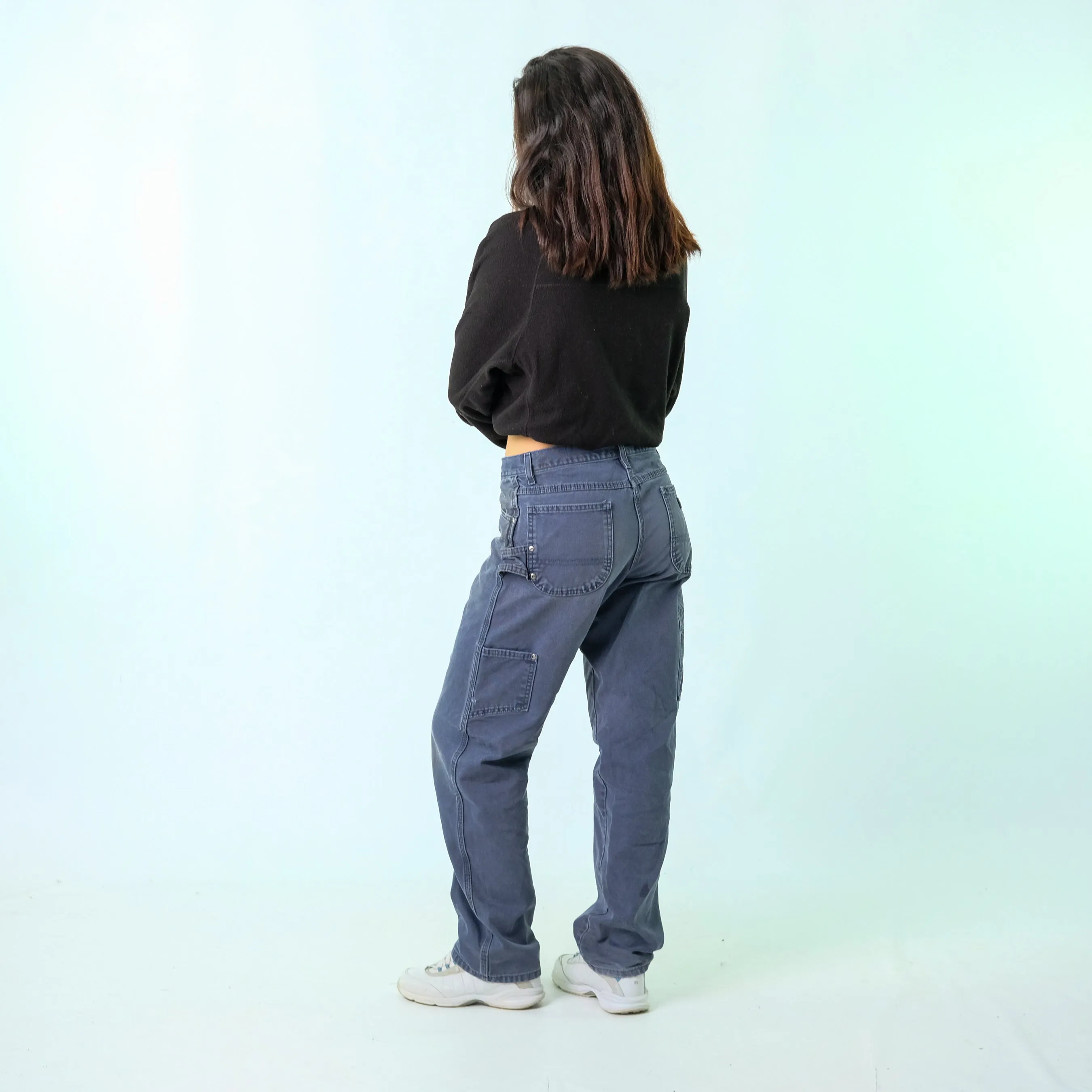Navy Blue y2ks Dickies Denim Carpenter Baggy Jeans Pants (32x32)