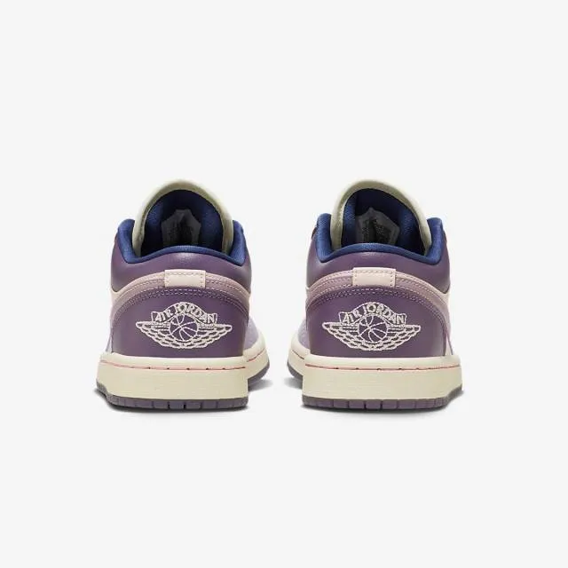 Nike women's air jordan 1 low (pastel plum/ light soft pink/ plum fog/ pastel purple/ pink/ ratan) s