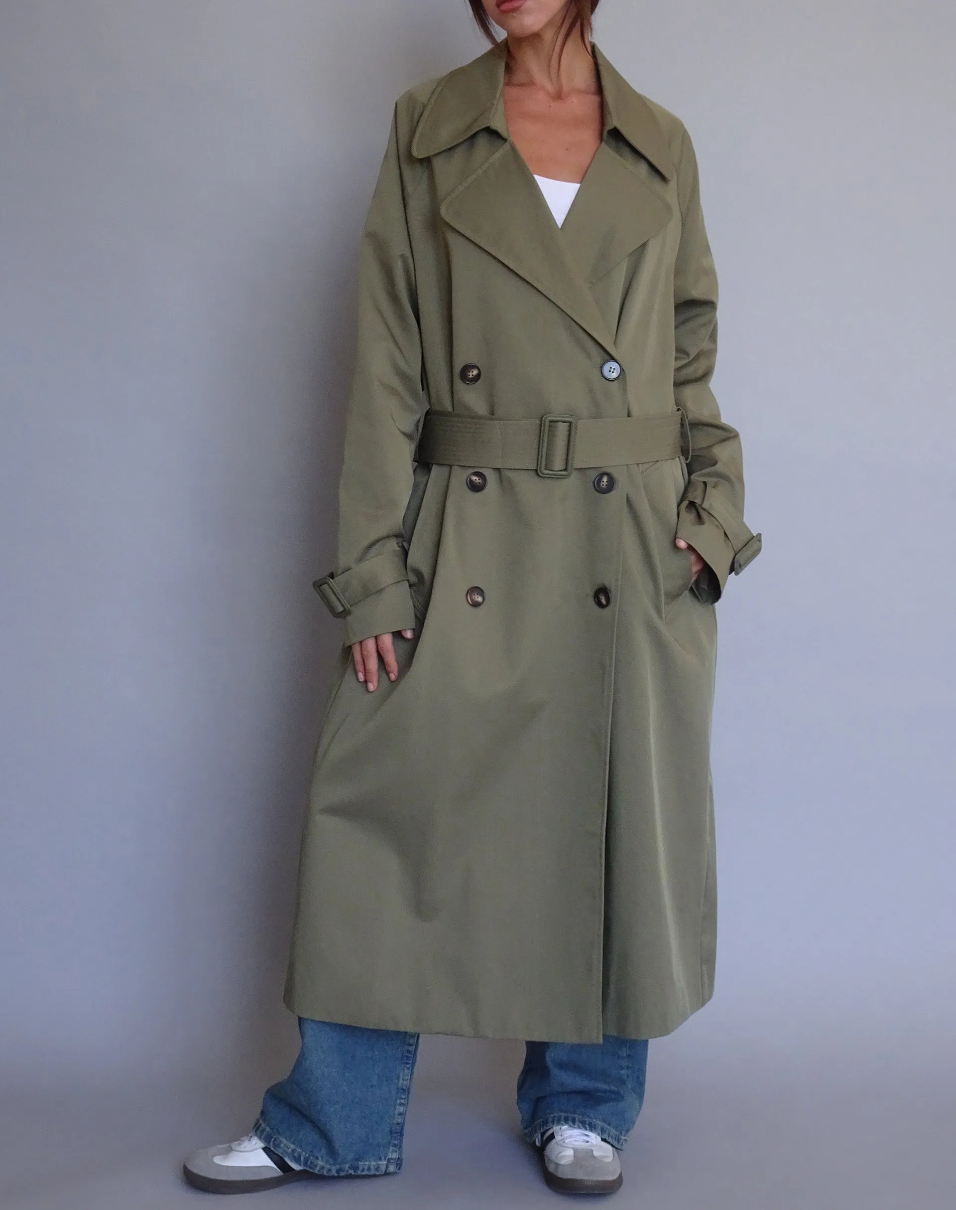 Orcati Trench Coat in Khaki