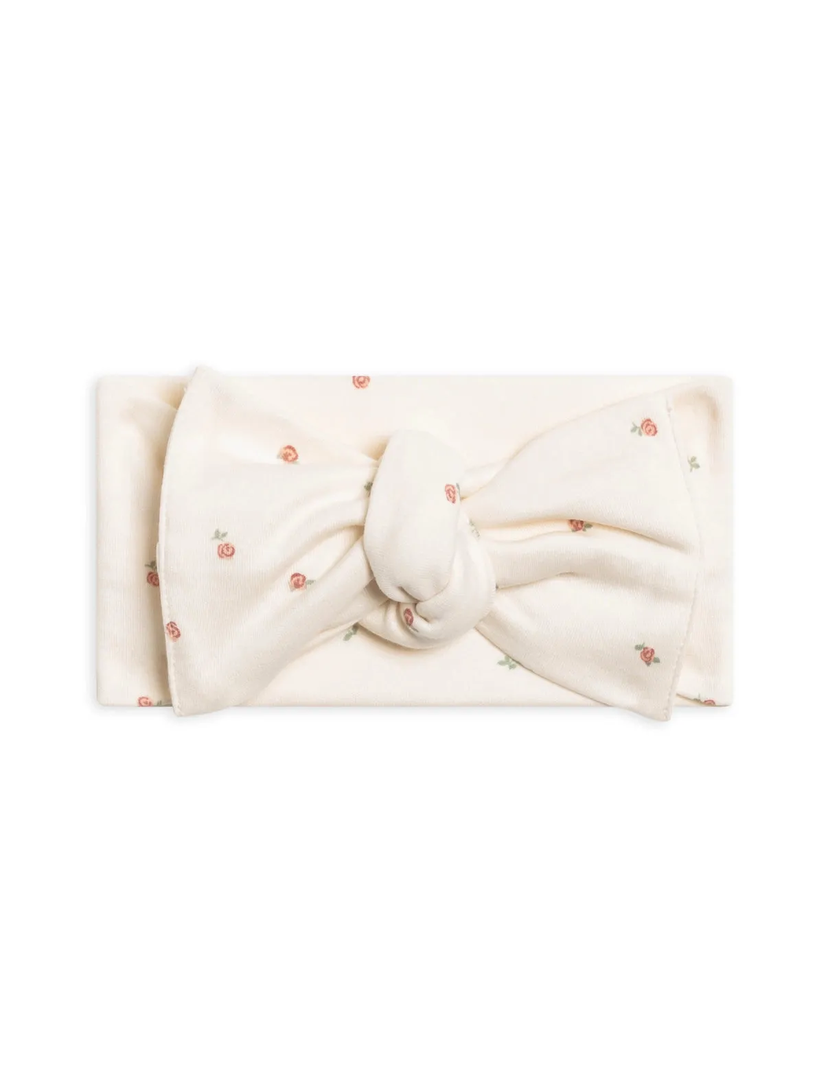 Organic Hattie Bow Wrap - Rosa Floral / Ballet