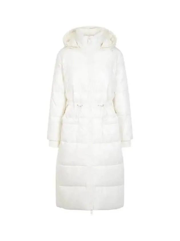 Overseas Station Season Big Chance 8 18 Women s Waist Point Hooded Padded Coat Ivory 270538