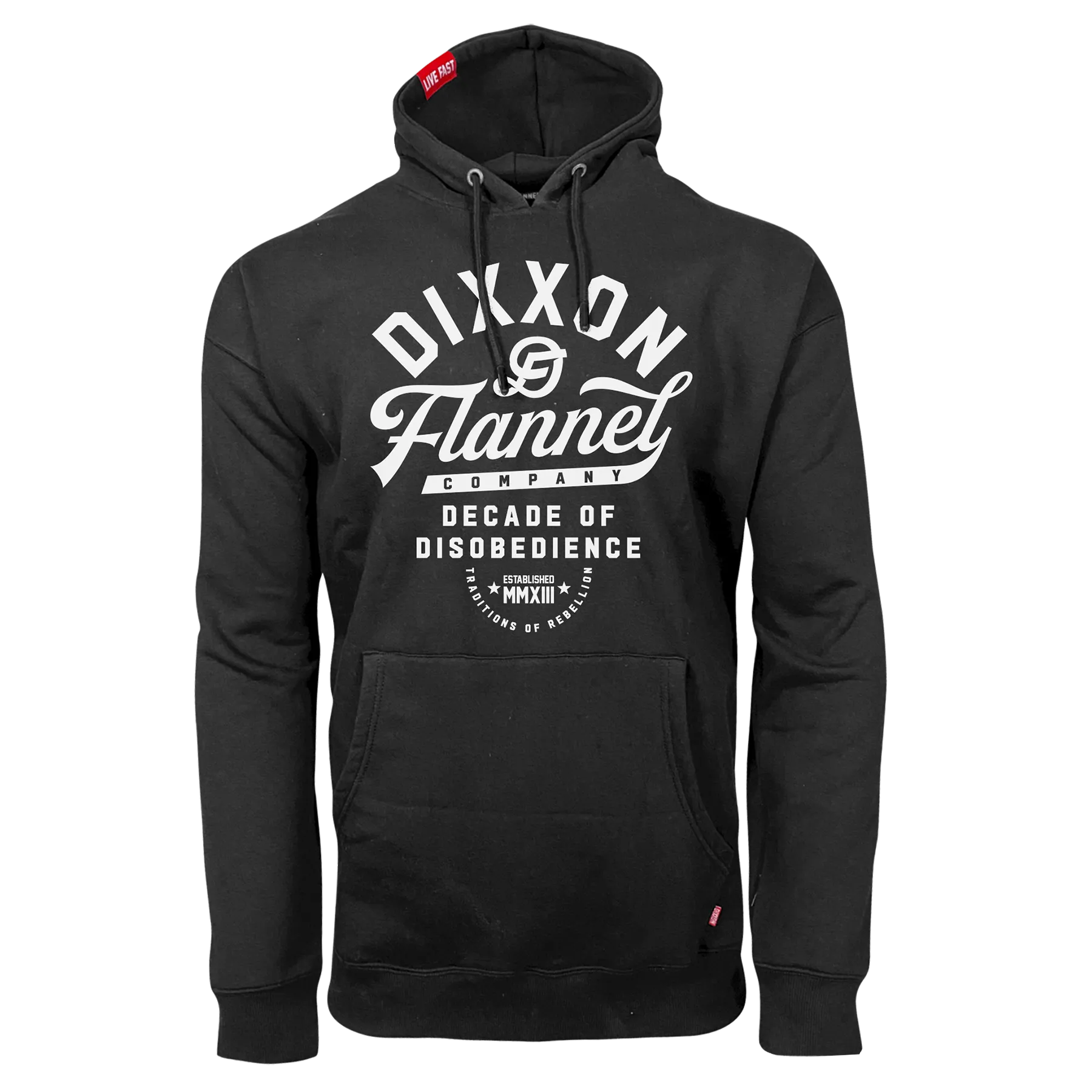 Pastime Hoodie - Black & White