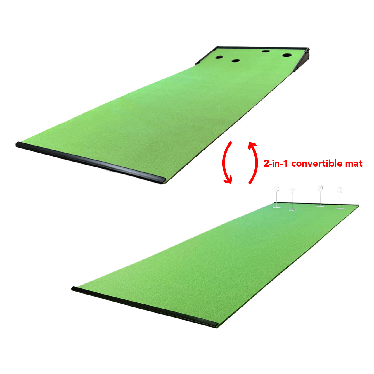 PuttUp Ramp + Putting Mat (Simulate Longer Putts)