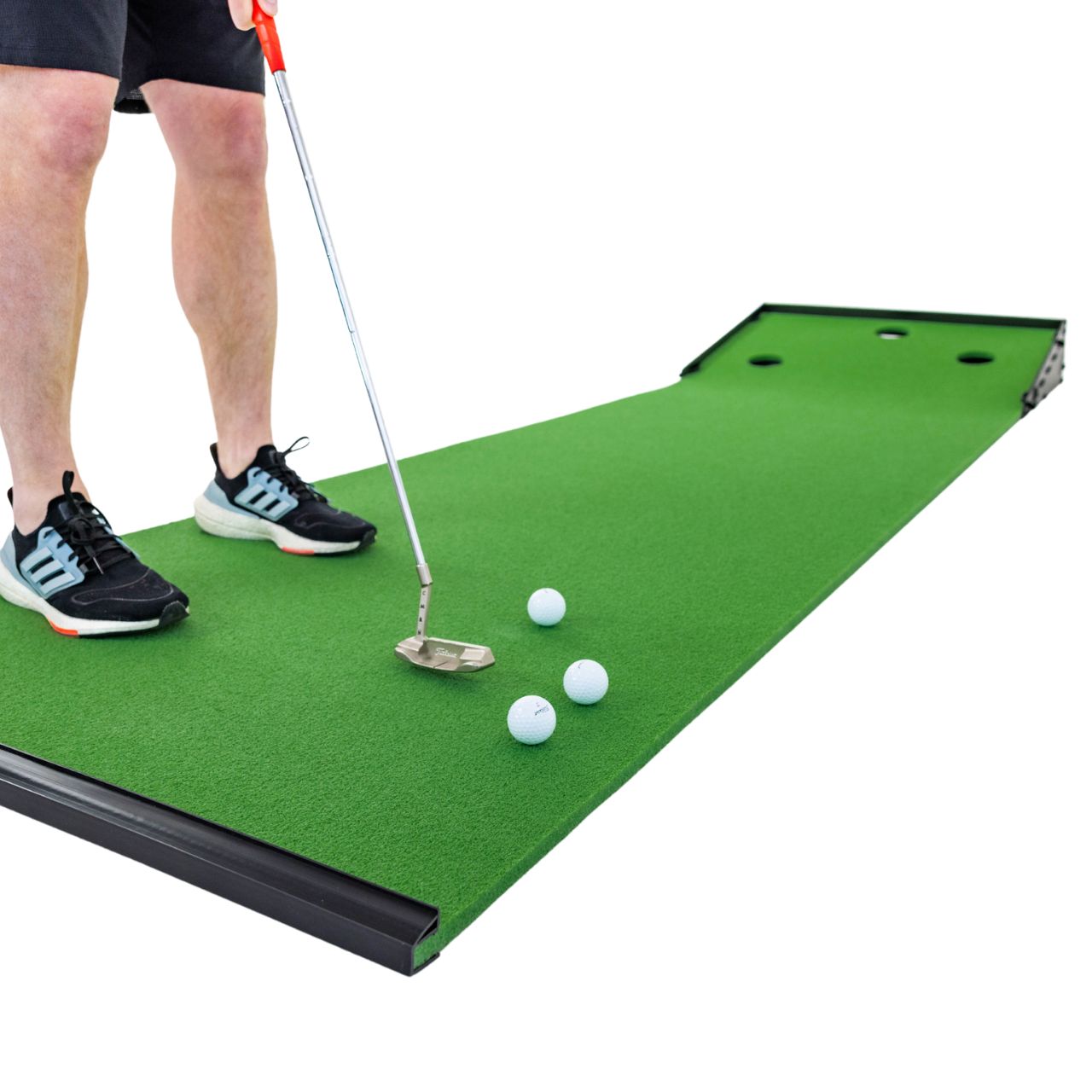 PuttUp Ramp + Putting Mat (Simulate Longer Putts)