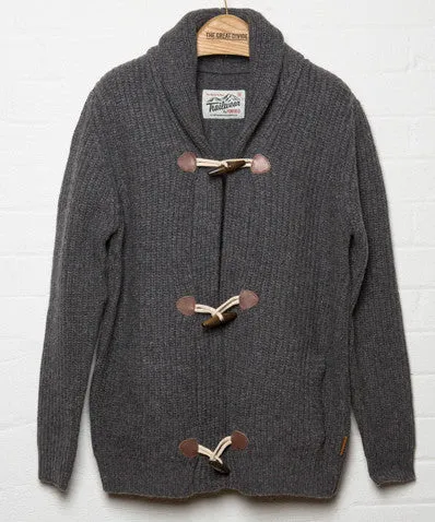 Ranchester Shawl Collar Cardigan Grey