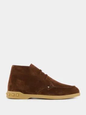 Rockstud Suede Desert Boots