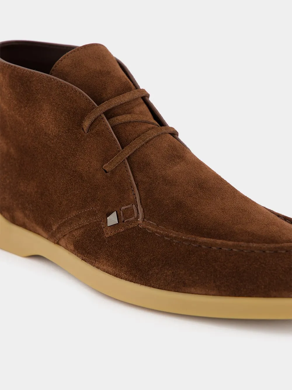 Rockstud Suede Desert Boots