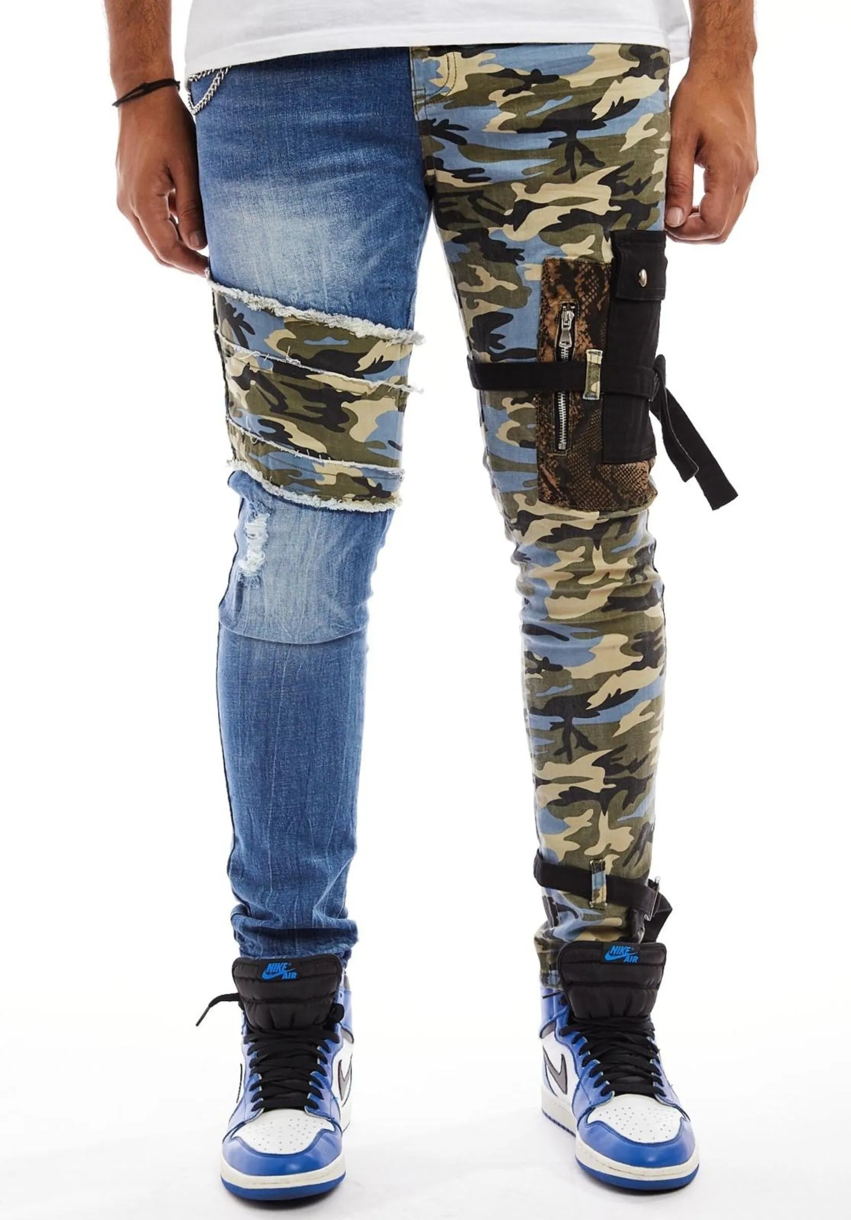 Sinai TECH Camo Stretch Slim Fit ( Blue) /C3