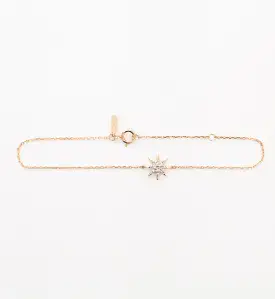 Solid Pave Starburst Bracelet