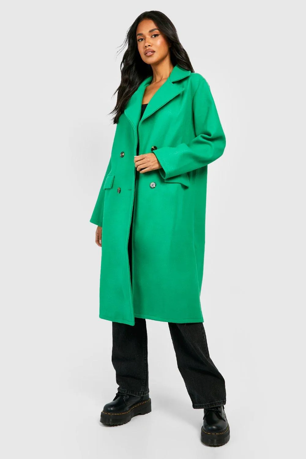 Structured Textured Wool Coat