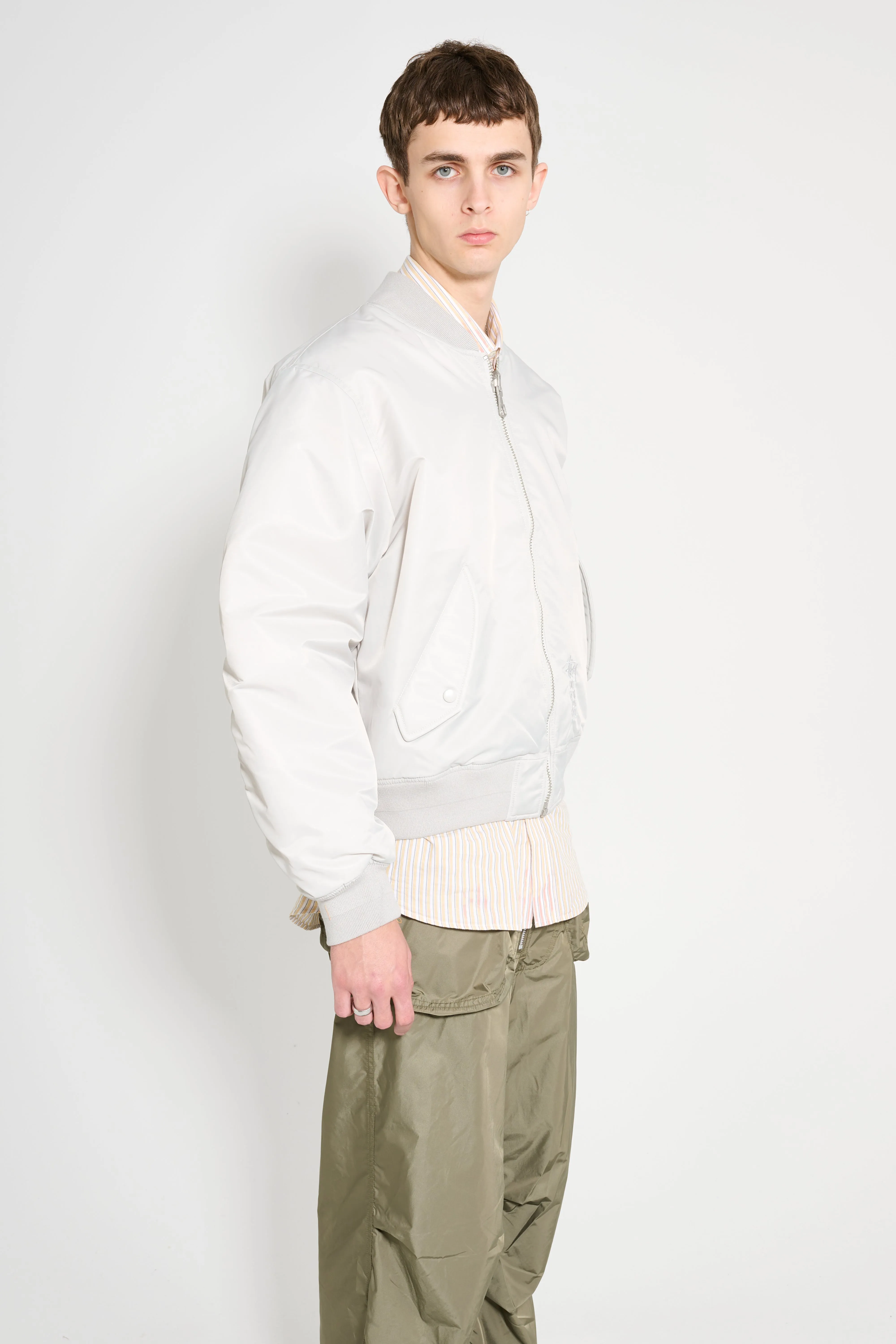 Stüssy Built Bomber Jacket Grey