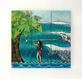 Surfer Girl Wall Art