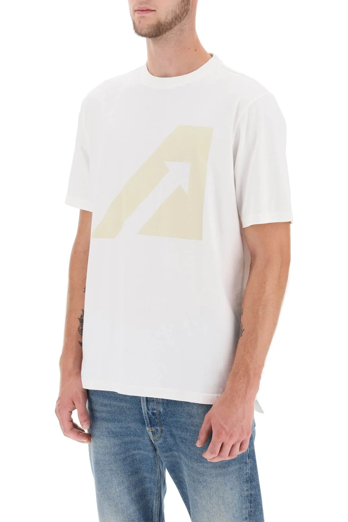 T Shirt With Logo Print