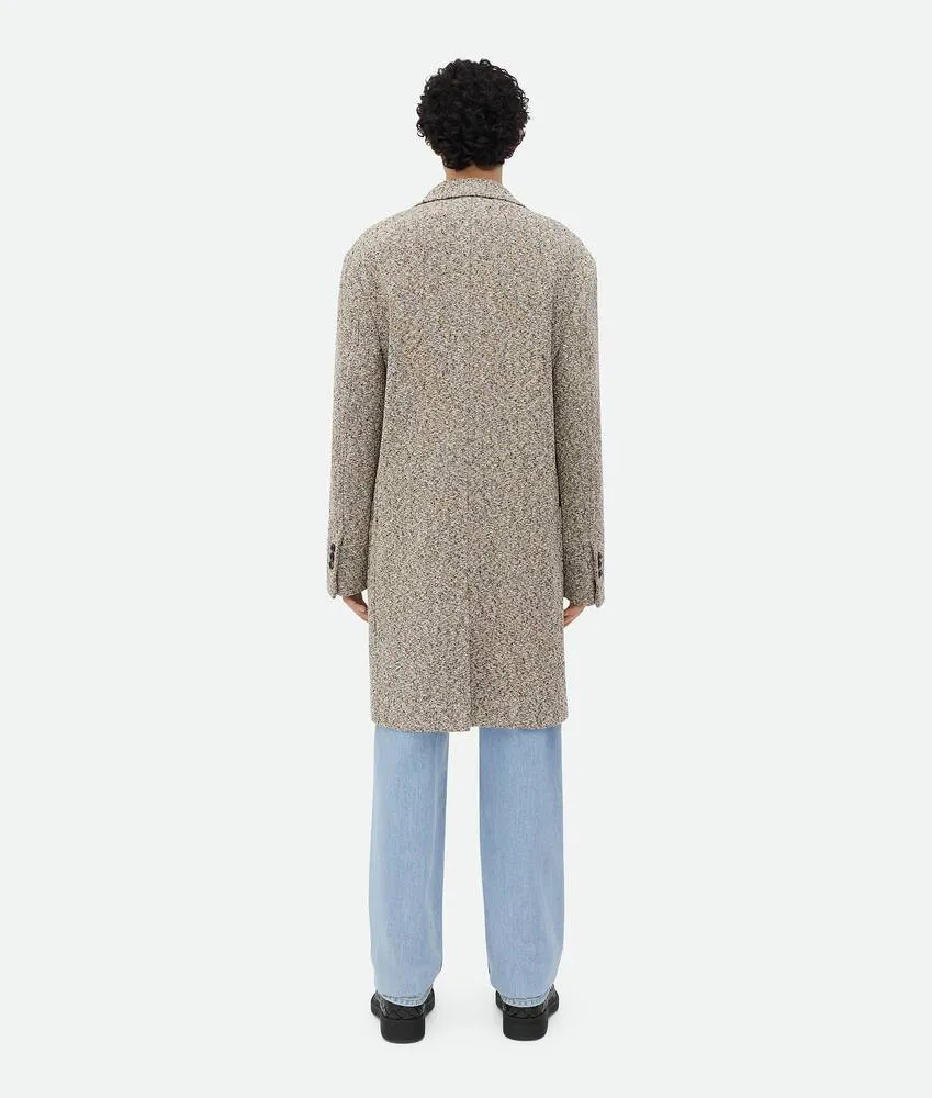 Textured Mouline Cotton Coat