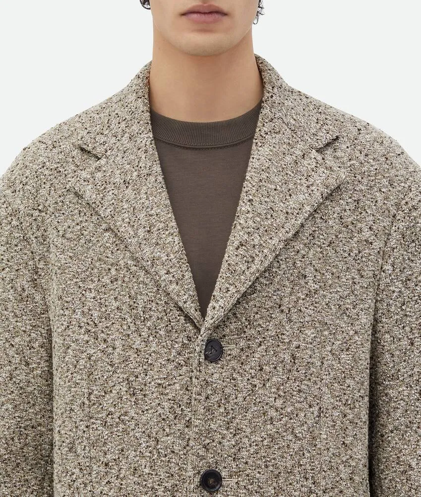 Textured Mouline Cotton Coat