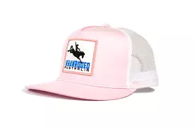 The Campdraft Aus - Pink & White  Khan Rodeo Cap