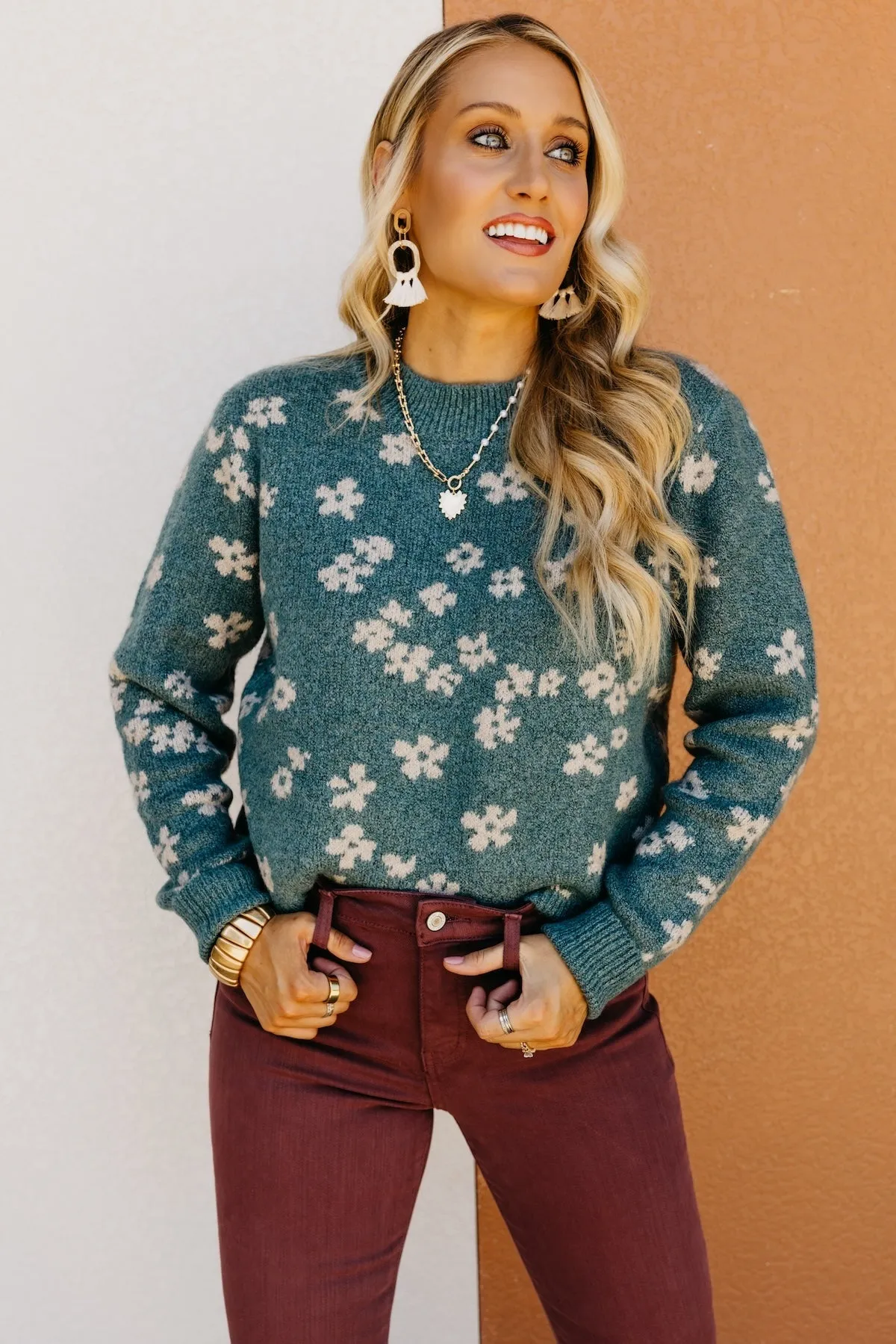 The Gordon Floral Sweater