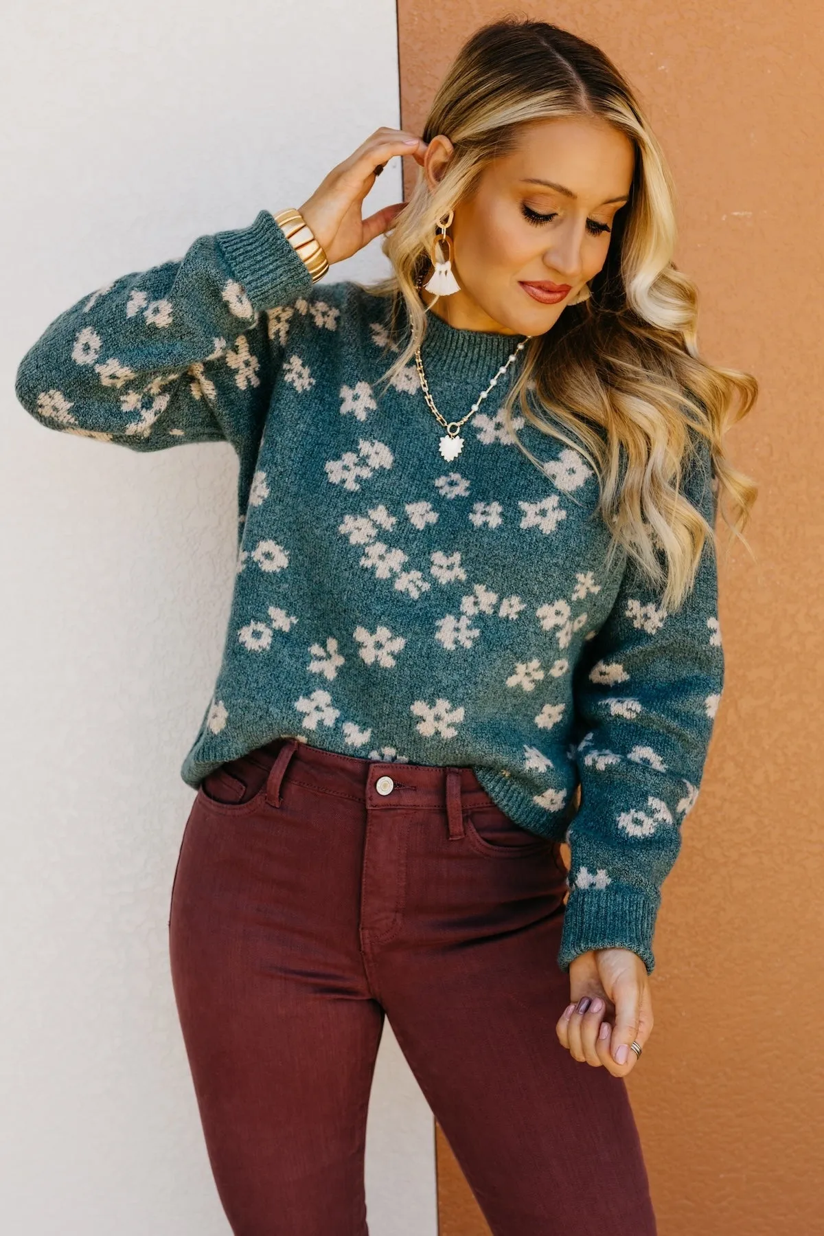 The Gordon Floral Sweater