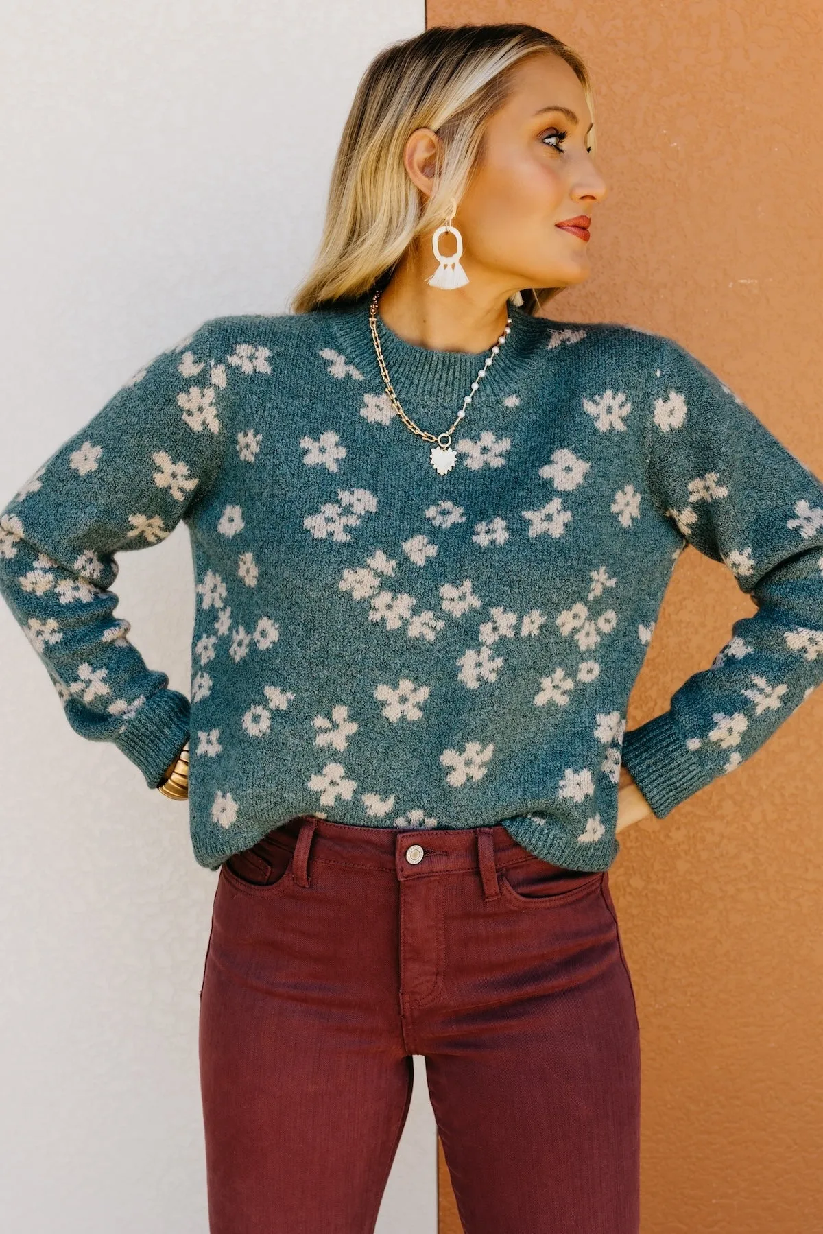 The Gordon Floral Sweater