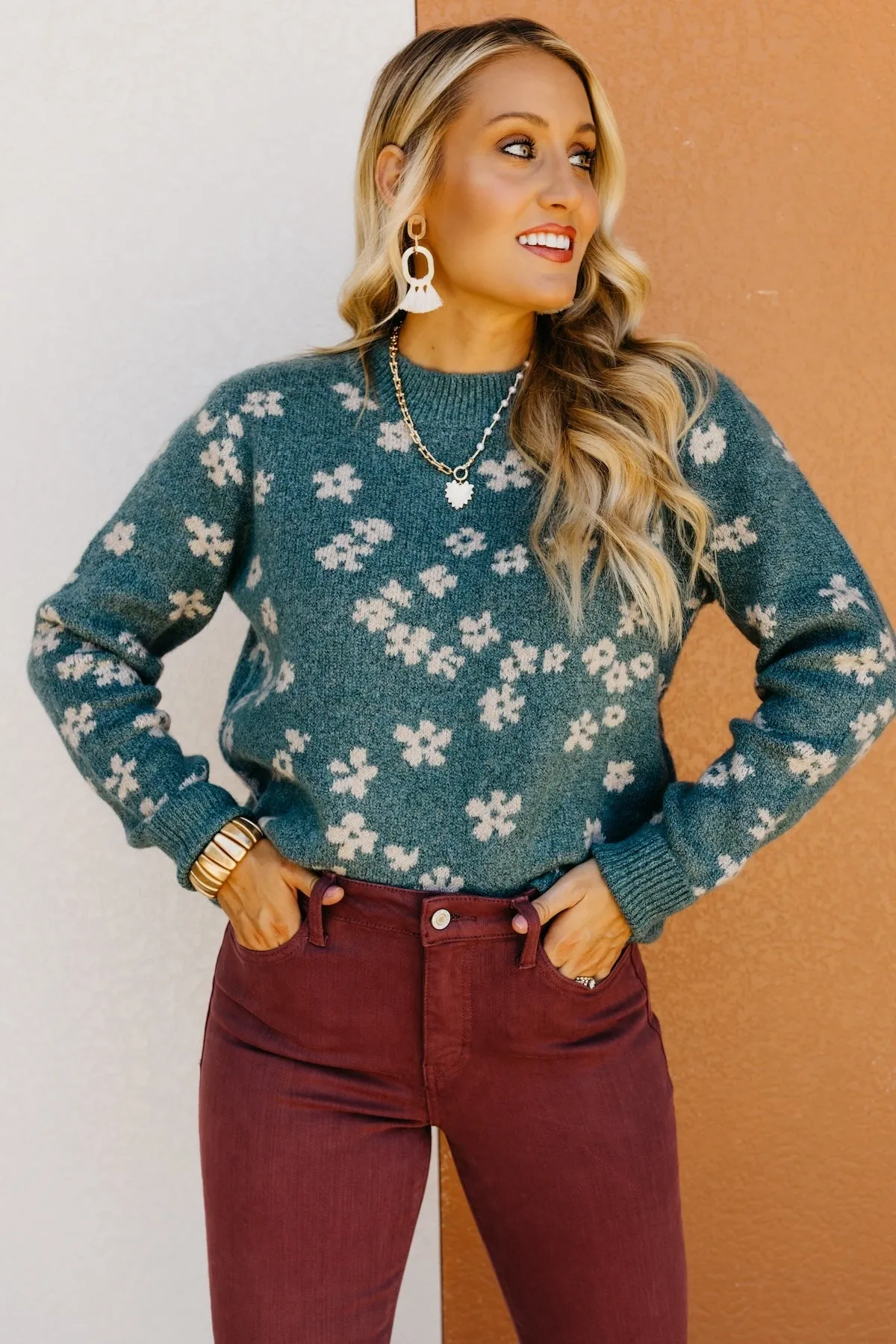 The Gordon Floral Sweater