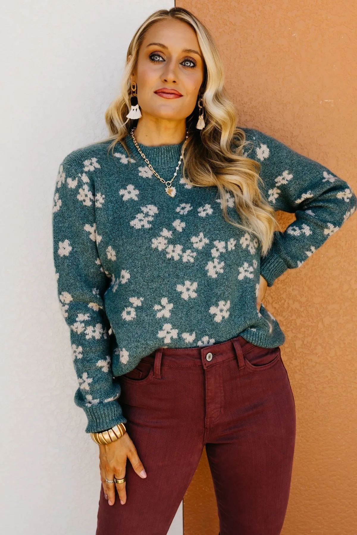 The Gordon Floral Sweater