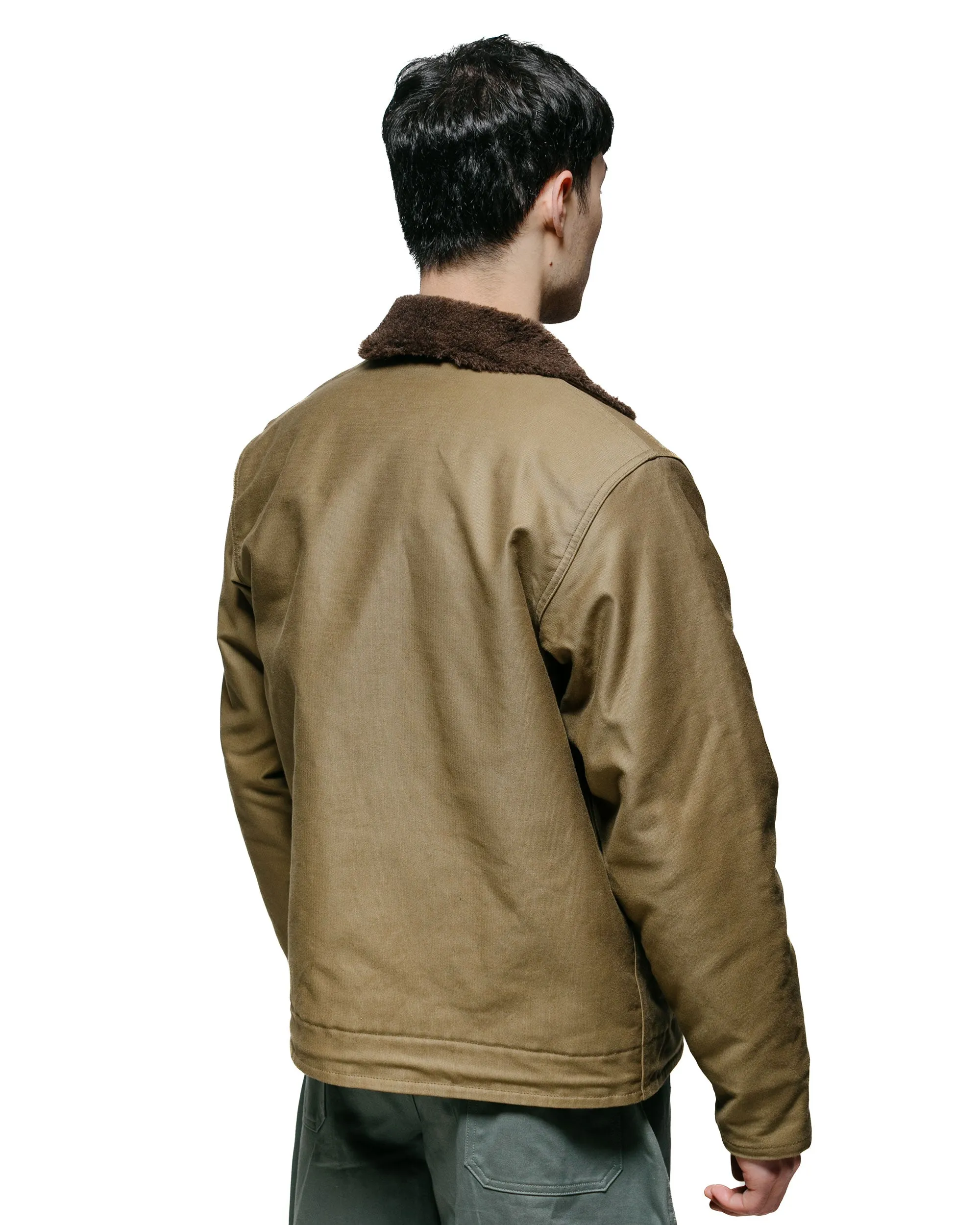 The Real McCoy's MJ22114 N-1 Deck Jacket (Khaki)