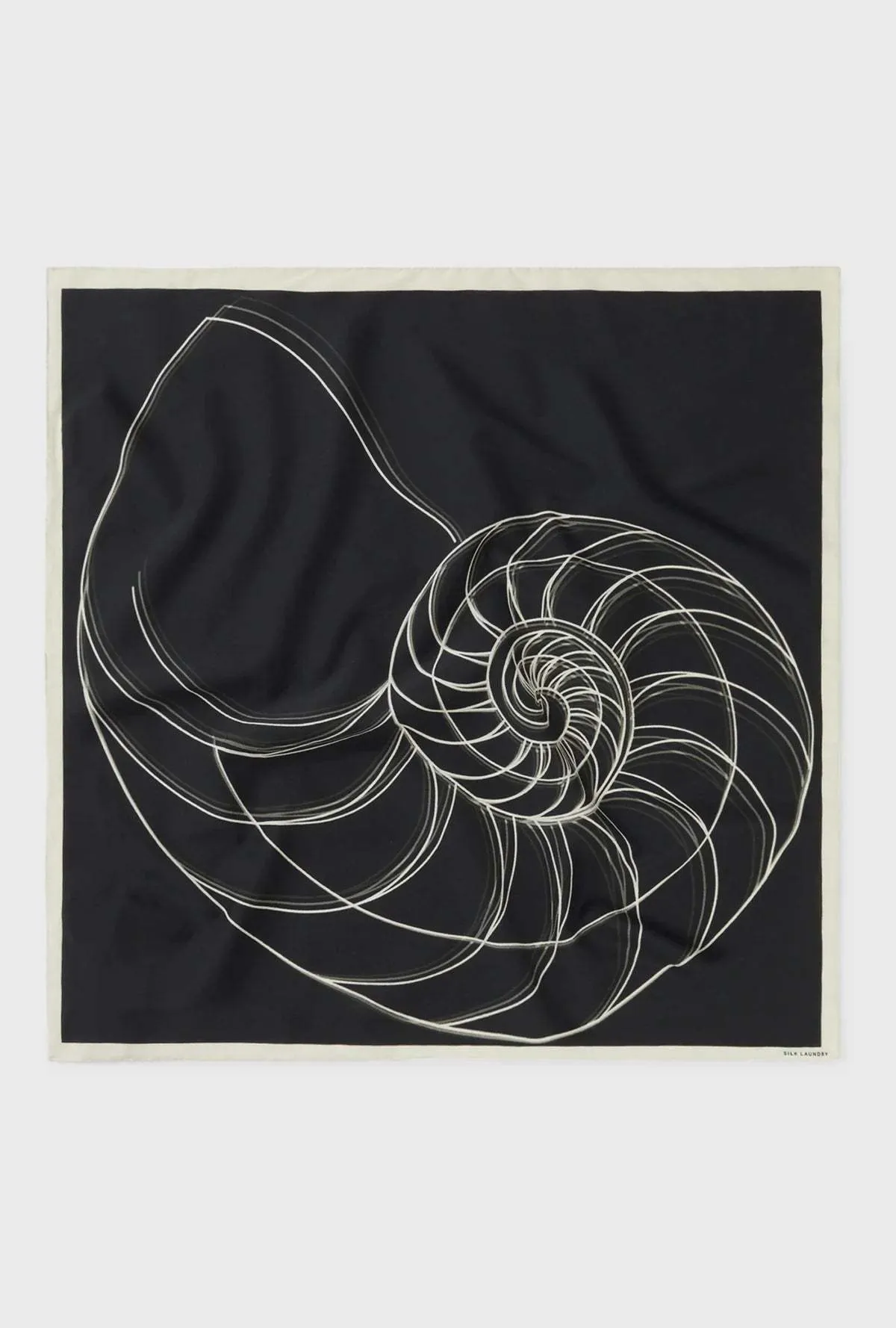 Twill Scarf - Fibonacci Black