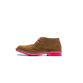 VELDSKOEN HERITAGE HADEDA (HOT PINK SOLE - LEATHER SHOE)