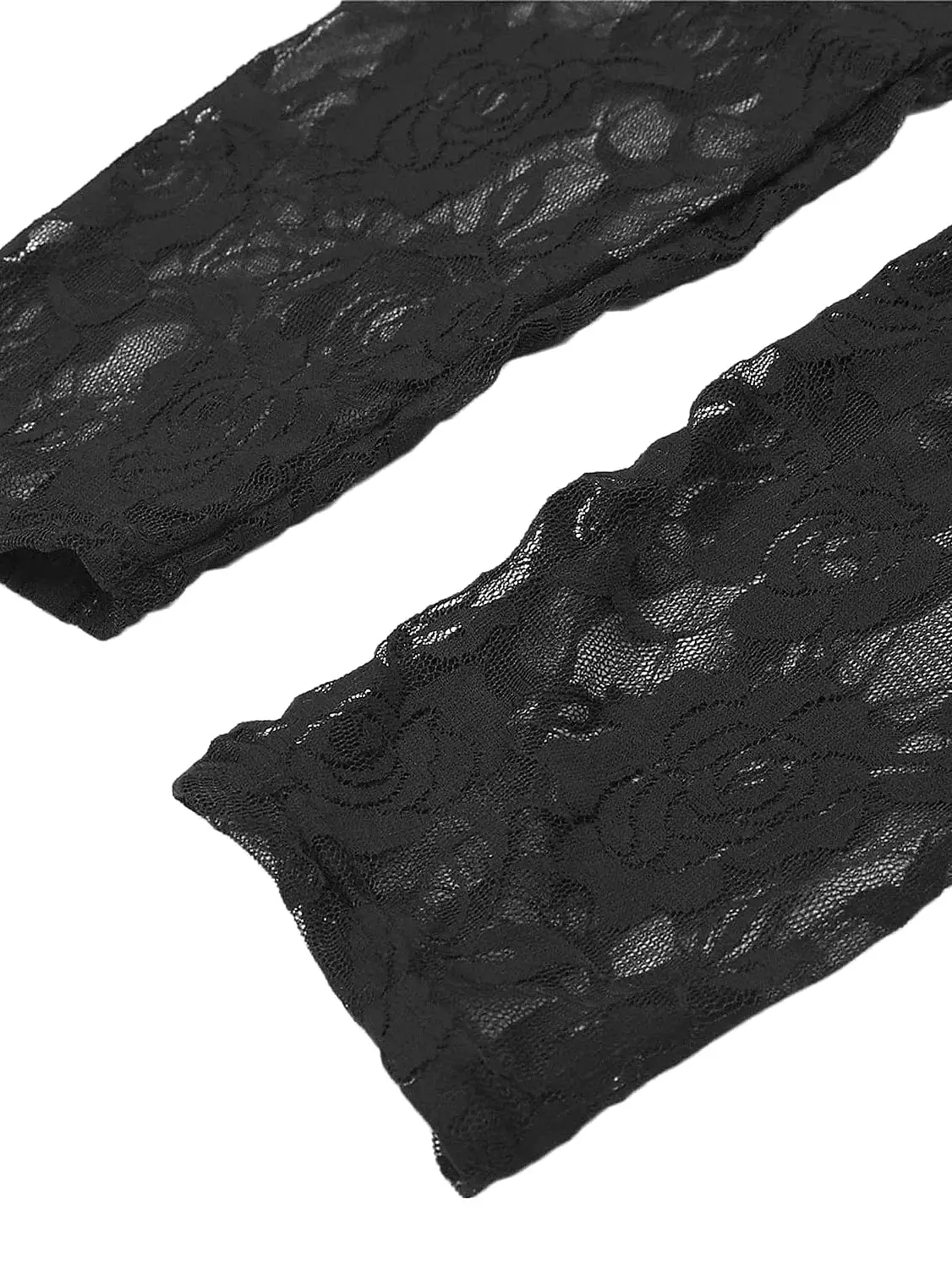 Versatile Women's Black Lace Tights Leggings