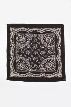 Wildflower Scarf Black