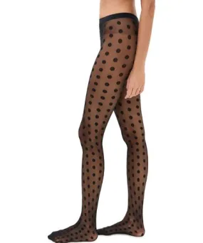 Wolford Bonny Dots Tights Black S