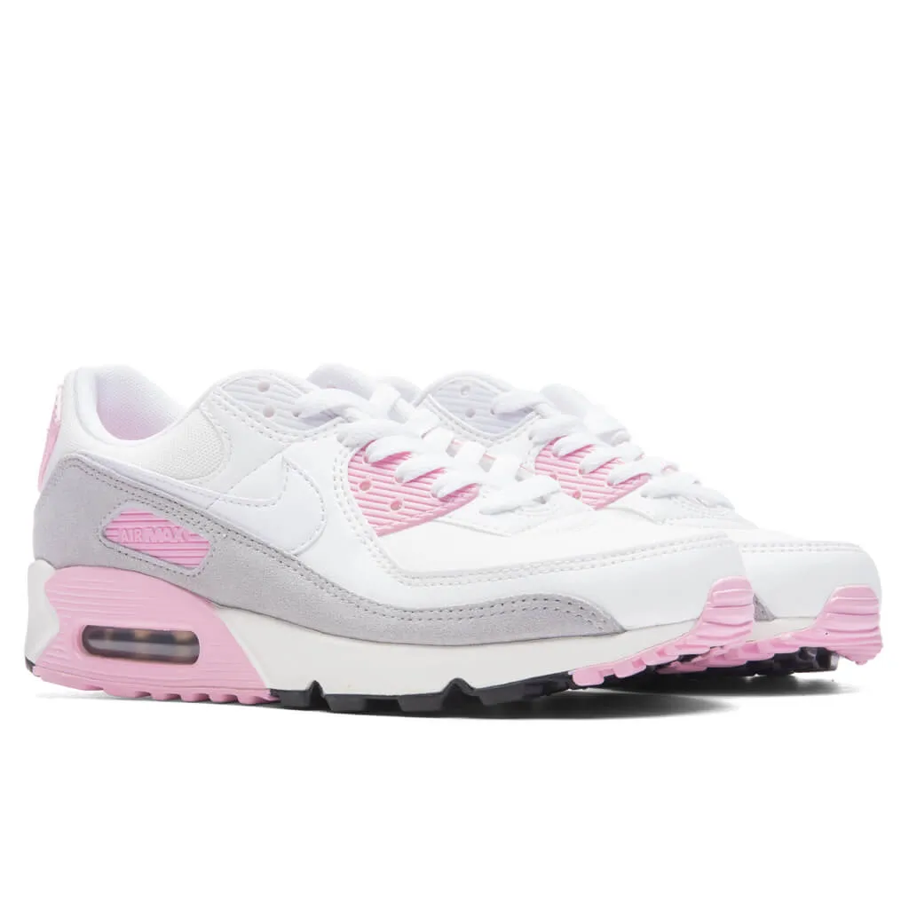 Women's Air Max 90 - White/Sail/Med Soft Pink