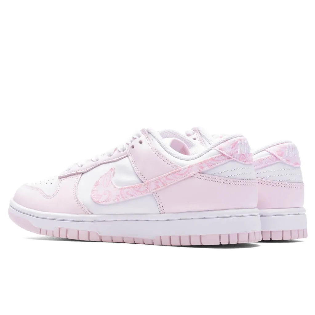 Women's Dunk Low - White/Pearl Pink