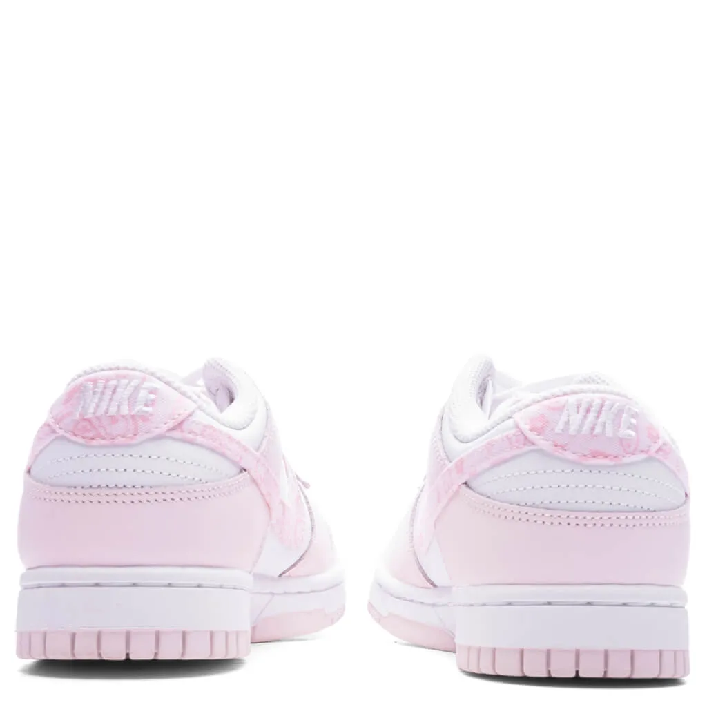 Women's Dunk Low - White/Pearl Pink