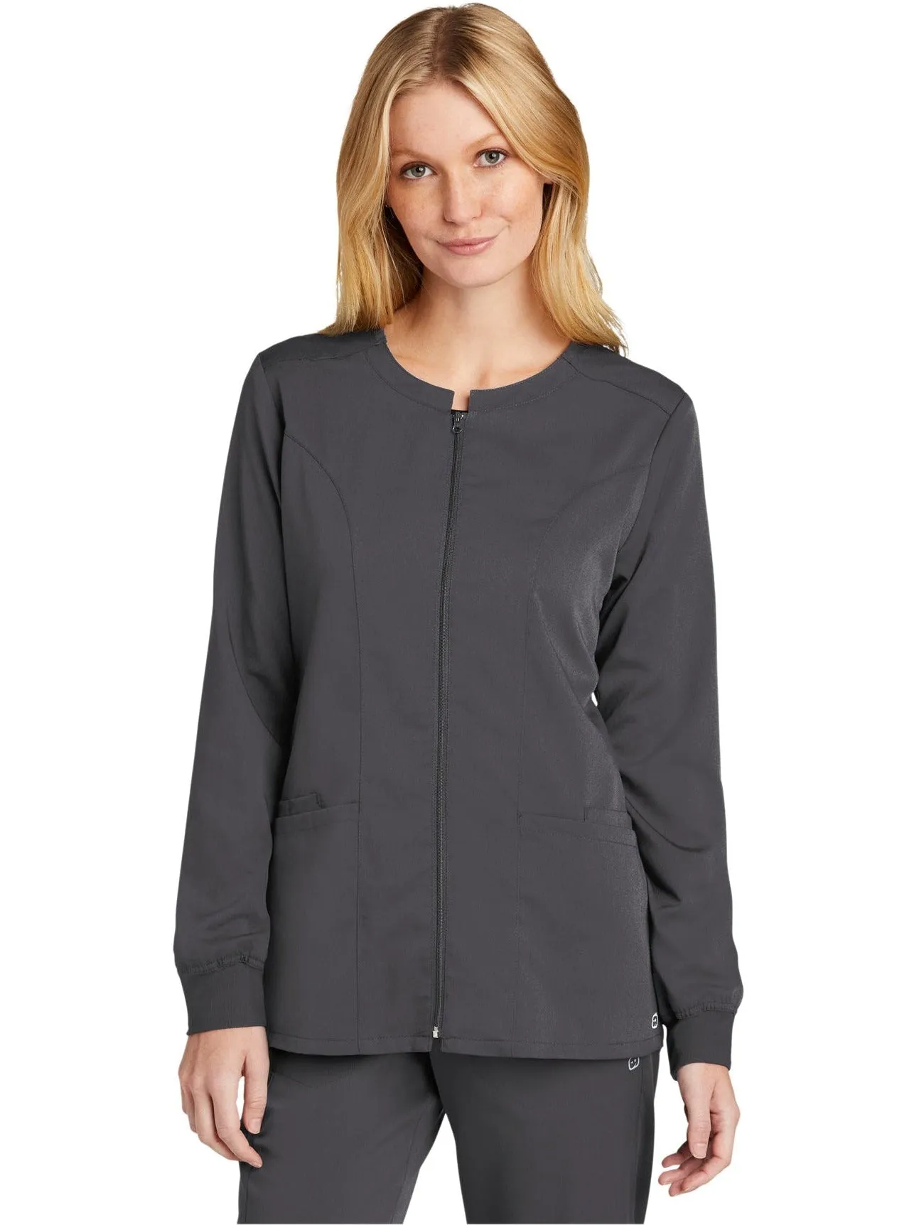 WonderWink Ladies Premiere Flex Full-Zip Scrub Jacket