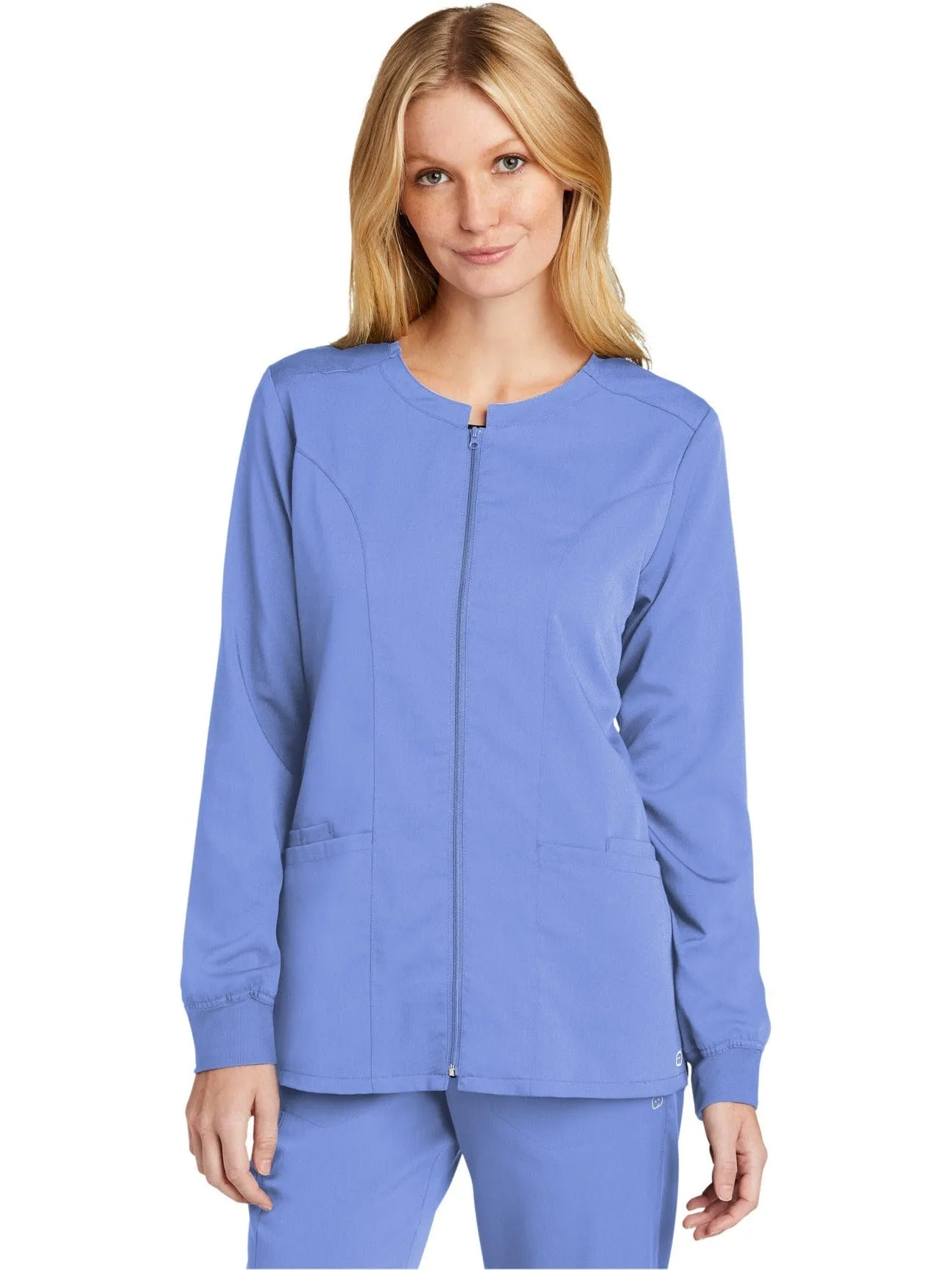 WonderWink Ladies Premiere Flex Full-Zip Scrub Jacket