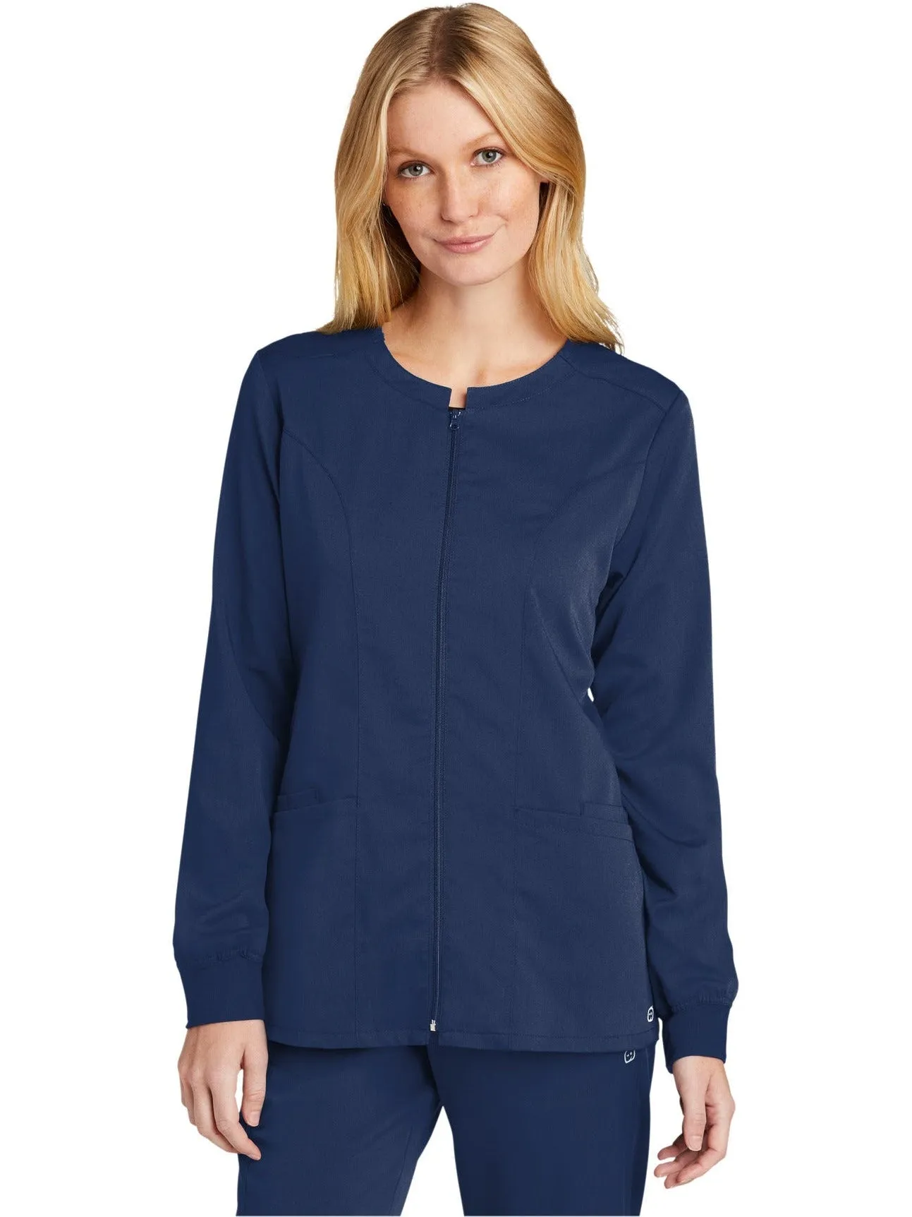 WonderWink Ladies Premiere Flex Full-Zip Scrub Jacket