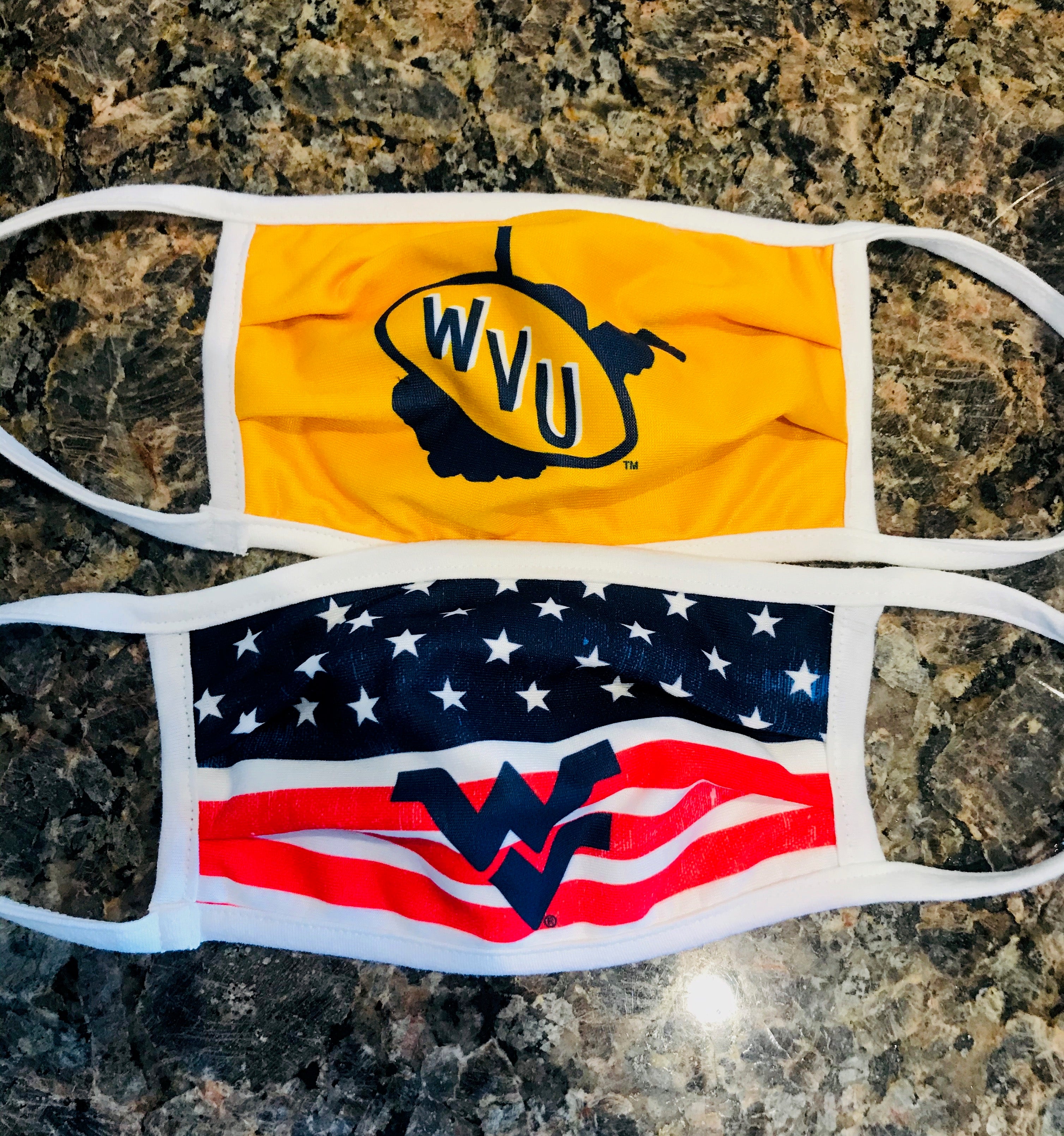 WVU Vault Logo Face Mask