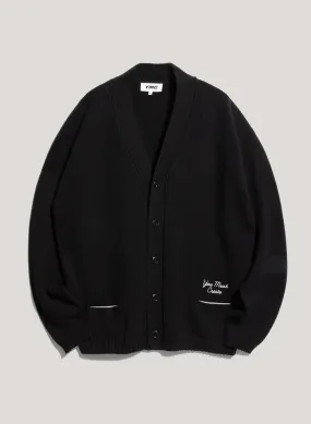 YMC Men's Black Achive Cardigan